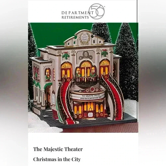 Dept 56 Christmas in the city - the majestic theatre - limited edition - Picture 3 of 14